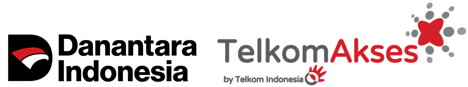 Logo Danantara Indonesia dan Telkom Akses